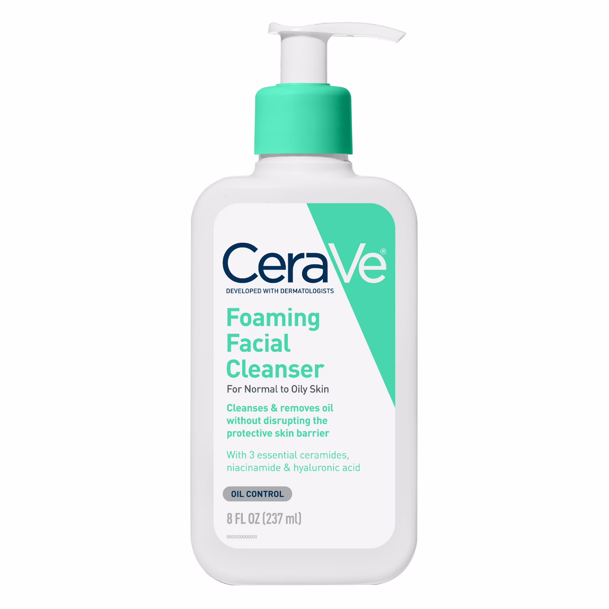CeraVe Foaming Facial Cleanser for Normal to Oily Skin 237ml