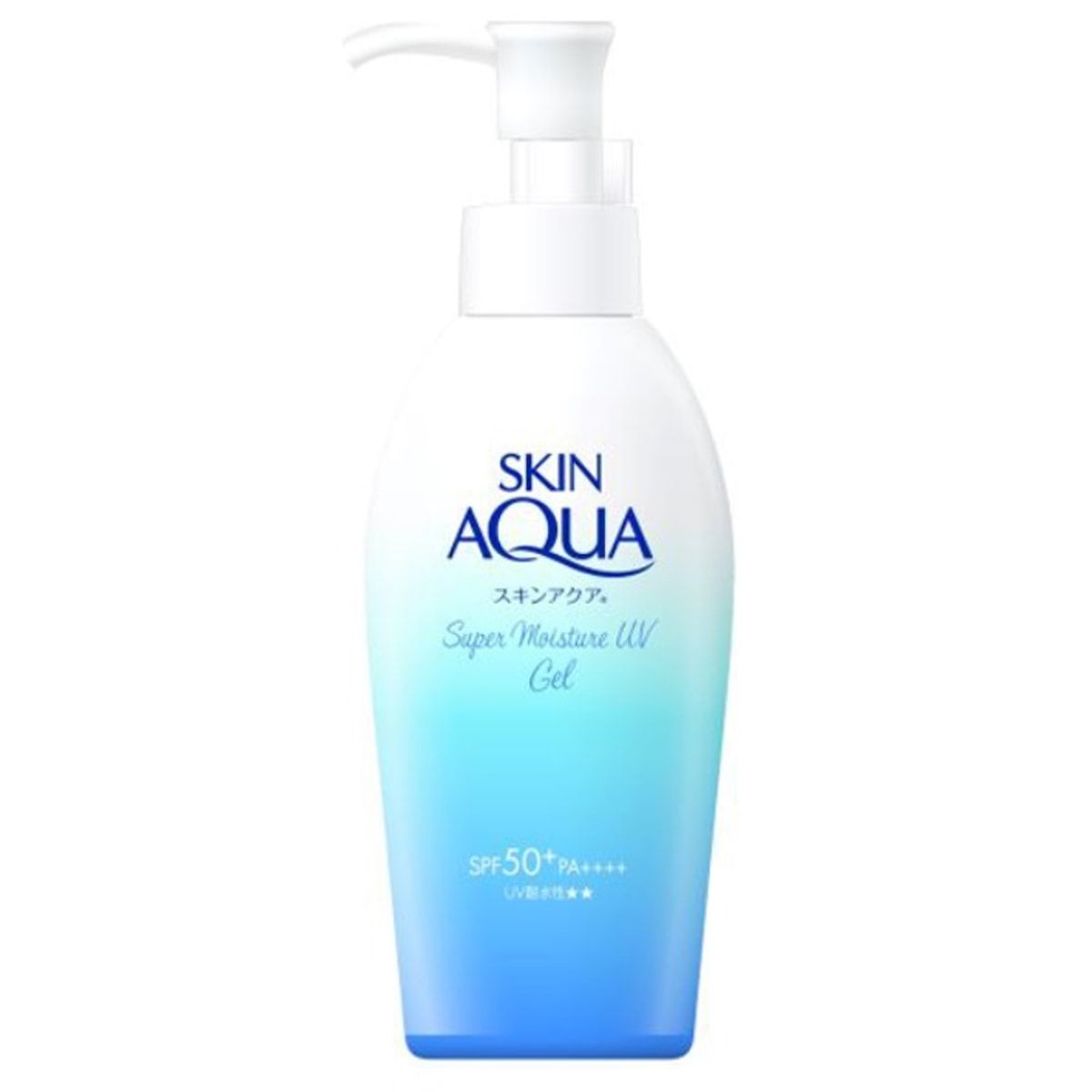 Rohto Mentholatum - Skin Aqua Sunscreen Super Moisture Gel Pump SPF50+ PA++++ - 140g