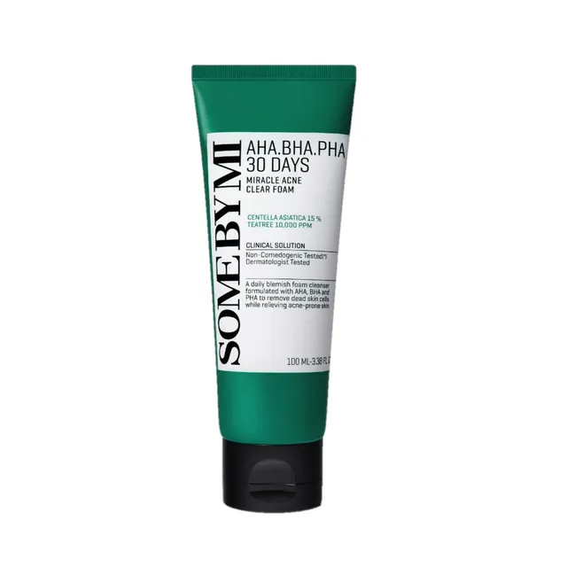 Some By Mi AHA BHA PHA 30 Days Miracle Acne Clear Foam