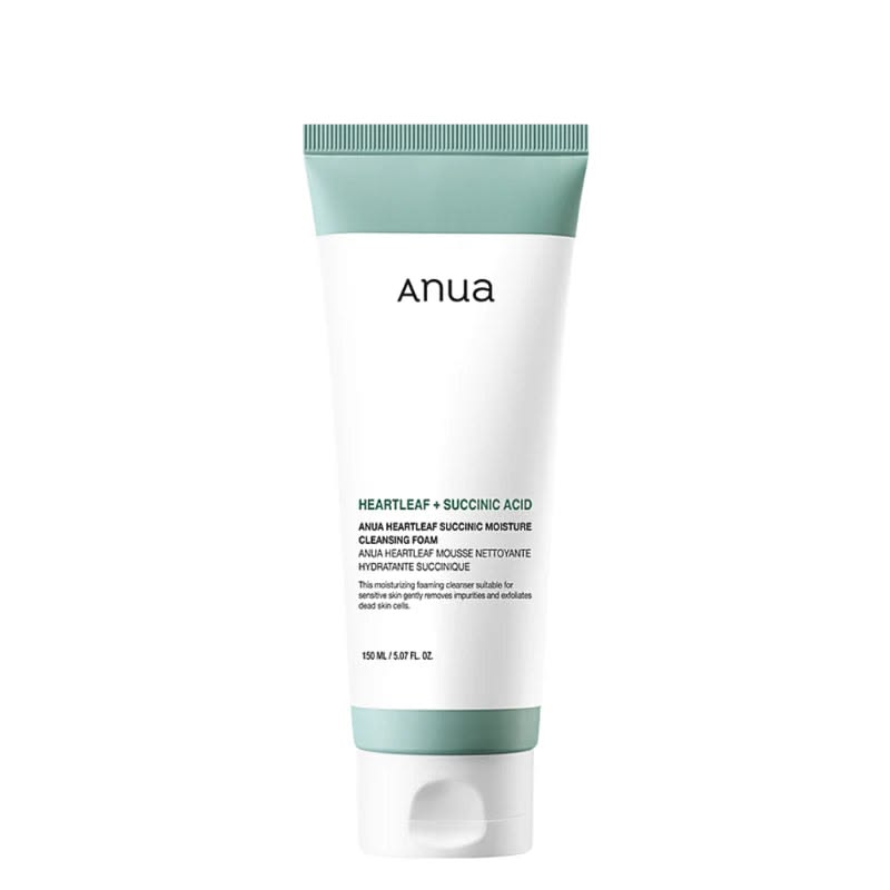 Anua  Heartleaf Succinic Moisture Cleansing Foam