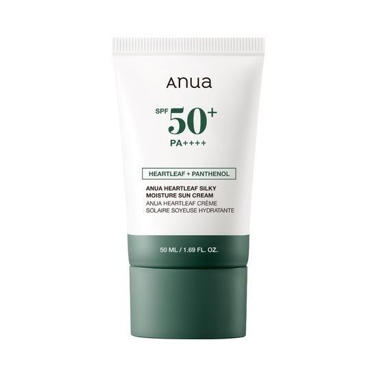 Anua Heartleaf Silky Moisture Sun Cream with SPF 50+ PA++++ 50Ml